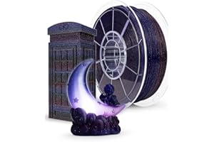 ‎ZIRO ZIRO 3D Drucker Filament, Gradient Twinkling PLA Filament 1.75mm, Mehrfarbiges PLA Filament, 1kg/2.2lb Spule, Sternenhimmel Farbe