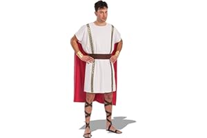 Carnival Toys 80395 - Costume Romano T. U. in Busta, Bianco