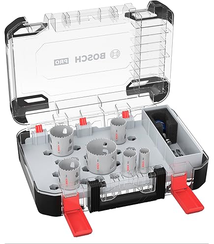 Bosch Professional Accessories 9 parçalı delik testeresi seti HSS