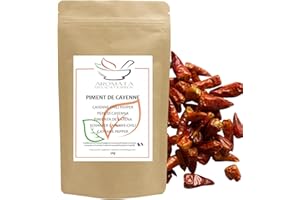 AROMATA DELICATESSEN AROMATA – Piment de Cayenne entier – Piment fort entier séché - Langue d'oiseau / 50 gr
