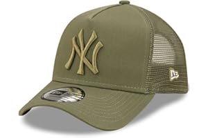 New Era New York Yankees MLB Tonal Mesh Olive 9Forty Kids A-Frame Adjustable Trucker Cap