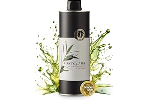 FONTCLARA Argudell Aceite de Oliva Virgen Extra de España, Premiado, Intenso y Afrutado, Freir, Cocinar y Hornear, Extracción en frío, Botella de 0,5l