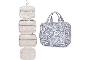 Narwey Bolsa de Aseo Bolsa de Maquillaje de Viaje Organizador de Cosmético Neceser Maquillaje para Mujeres y Niñas