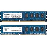 DDR3 1600 PC3-12800U 8GB Kit (2X4 GB) RAM 4GB 2Rx8 240-pin Dimm CL11 1,5V Desktop Arbeitsspeicher Module Upgrade