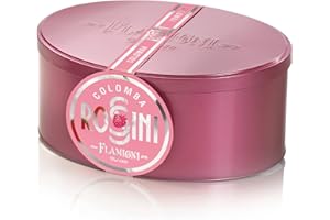 FLAMIGNI Colomba Pasquale mit Rossini-Creme 950 g, überzogen mit Zartbitterschokolade, Zuckerkörnern und Erdbeeren, ohne kandierte Zitrusfrüchte, Glasur und Mandeln, Made in Italy
