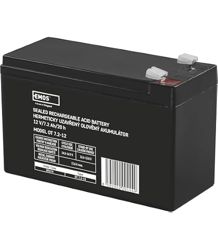 Batteria Ricambio Per UPS APC Smart-UPS SC 450 - 6V 7Ah, Piombo Acido, Kit Da 2