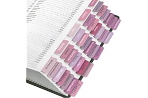 FDJZXW 150 Stück Bible Tabs,Bibelregister,Leicht zu Lesen und zu Finden,Christliche Geschenke für Frauen und Männer (Rosa Stil und Bohème-Stil)