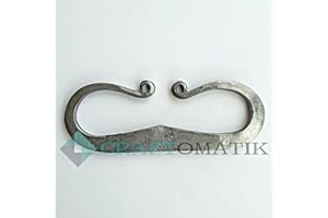 CRAFTOMATIK Racchetta da fuoco forgiata a mano | Bushcraft | sopravvivenza all'aperto | Racchetta da fuoco | Avviatore | acciarino | HFFS01