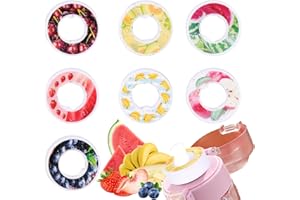 Kinwodon 7 Pcs Flavour Pods Pack, Air Water Bottle Flavour Pods Fruit Taste Pods Water Bottles Cup Accessories for Air Water Bottle Starter Set 0 Sugar 0 Calorie Flavored (Not include bottle)