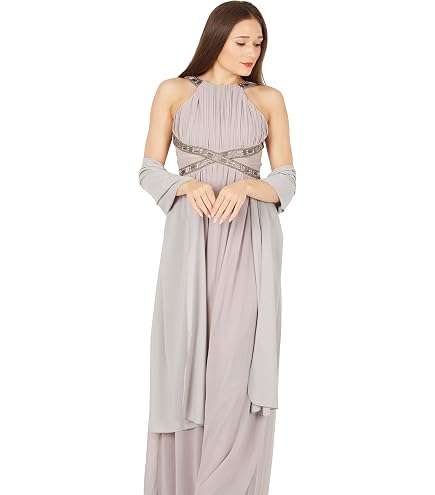 Étole Femme Argentée 200x70 Cm – Châle De Soirée Satiné Luxueux Pour Mariage, Cocktail, Robe De Bal – Élégance Assurée