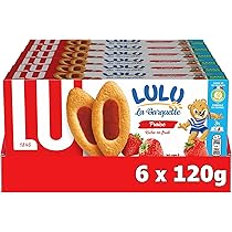Lulu LU - 6 Sachets De La Coqueline - Gâteaux Fourrés à La