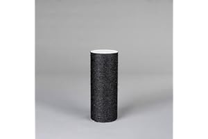 RHRQuality Sisalstamm Ø20cm -kratzbaum ersatzteile- kratzsäule für Katzen mit ABS-Innenseite & verleimte Sisalseil ersatzteil für RHRQuality kratzbaum für Katzen - Ø20CM (50CM-1x M10 Loch, Blackline)