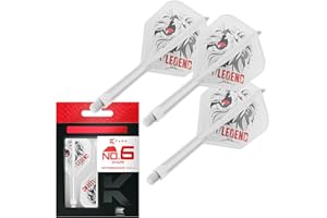 TARGET DARTS Target Japan Player Edition K Flex Flights y Sistema de Varillas | Paquete de 3 Kflex All In One Flights, Accesorios para Dardos Player Edition | Varilla para Dardos K-Flex Corto/Intermedio/Medio