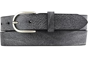 BELTINGER Kinder-Gürtel aus weichem Vollrindleder Vintage-Look 3 cm | Ledergürtel für Mädchen 30mm | Schmaler Gürtel Used-Look