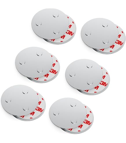 Lot De 24 Bandes Métalliques Adhésives Pour Support Magnétique - 6x3 Cm, Accessoires De Remplacement