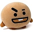 Shooky Pillow/Cushion BTS BT21 Stuffed Plush Soft Toy for Toddler Kids Babies Girls Children Boy Medium Size Brown Color