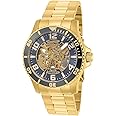Invicta Men's Objet D Art Automatic-self-Wind 42mm Watch with Stainless-Steel Strap, Grey, Silver, Gold, Rose Gold, 22 (Model: 22606, 22605, 22604, 22603)