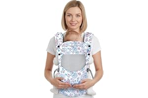 YooxArmor Mochila Portabebés,Ergonómico Portabebé Adapt para Recién 3 a 36 Meses Nacidos Desde el Nacimiento,Ajustable Cómodo y ligero, para Bebés de 3 a 30 kg