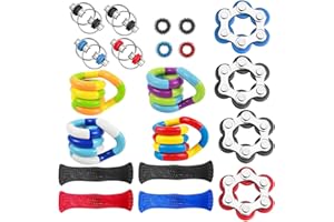 QIMEYU Fidget Toys Set,Stimming Toy,20 Stück Adhs Spielzeug Erwachsene,Stimming Toys Erwachsene,Tangle Fidget Toy für Kinder Erwachsenes