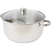 Crealys Saucepan, Stainless Steel, 28 cm, 8 L (Olympe)