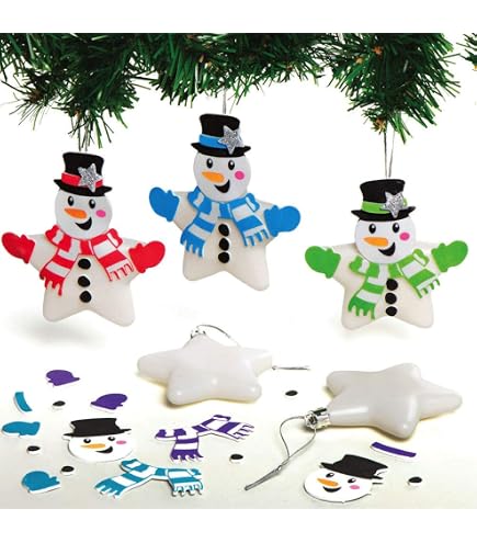 Bastelset Weihnachten Für Kinder | 5 Holz-Anhänger Zum Bemalen | DIY Deko Ab 3 Jahren