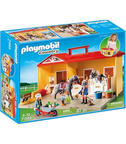Playmobil 5222 Ranch avec Poneys - playmobil | Rakuten