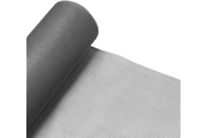 FERRETERIA LEPANTO Tela Mosquitera para puerta y ventana, malla mosquitera Fibra de Vidrio de color gris (200 x 500 cm)