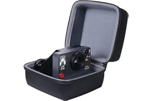 co2CREA Twarde przenośne etui ochronne pokrowiec na aparat Polaroid Instant Camera, tylko torba, czarny, für Polaroid Now, Walizka