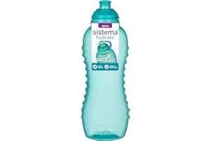 Sistema Twist ’n’ Sip Squeeze Gourde sport | Gourde à eau étanche | 460 ml | Sans BPA | Couleurs Aléatoires, Colorie Aléatoire
