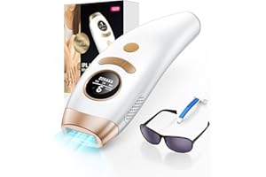 AMINZER 3 in 1 IPL Hair Removal Device with Higher 9 Energy Level, Laser Hair Remover Painless for Women and Men,Facial,Bikini,Body - 999,990 Flashes