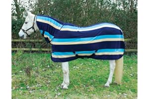 Rhinegold FULL NECK FLEECE RUG, Lightweight Turnout Rugs for Horses