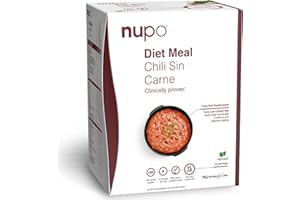 ‎NUPO NUPO® Diet Meal Replacement extreme [Chili sin Carne - 10 Portionen] - Kalorienarme Ernährung, glutenfrei & GMO frei - Vollwertige Mahlzeitersatz abnehmen - Food replacement - Nahrungsersatz abnehmen