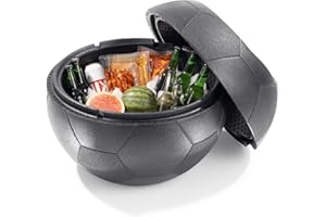 ‎LUMALAND LUMALAND Fußball-Kühlbox mit Sitzfunktion 41 Liter für mehr als einen Bierkasteninhalt, Kühlbox Fußball für in- & Outdoor – ideal für Garten, Balkon, Camping