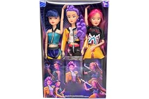 GENERIC K pop Dem0n Hunters Figures, Cute Unique Funny Collectible Toy Model Set for Hunters Fans Halloween Birthday Desktop Gifts, H-Huntr/X Figure Birthday Party Supplies Car Desktop Decorations (K 3PCS)