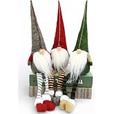 Yenigeldi 1 Adet 35 Cm Uzun Şapkalı Gnome Tomte Şans C&uuml;cesi Yılbaşı S&uuml;s&uuml; Parti Dekorasyon S&uuml;s, Kırmızı
