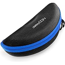 Custodia Occhiali Rigida, 4 Pezzi Astuccio Occhiali Rigido, Custodia per Occhiali Portatile, Custodia Rigida Occhiali da Sole, Portaocchiali Astuccio Rigido per Occhiali da Vista e da Sole (4 Colori
