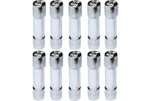 AERZETIX - C10967-10 x Glassicherungen - Glasrohr - Sicherungen - Verzögert Langsam - 2cm 5x20mm - 220V 250V - 16A