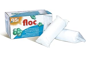 BSI - Flock Socks - Floculant - Chaussettes Floculantes - Longue Durée - Spécial Piscine - 8 x 125g