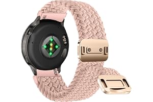 FayToon armband nylon 18 mm 20 mm 22 mm | Klockarmband andas bekvämt mjukt armband för Garmin Forerunner 170/170 Music/70/165/245/55/645/Vivoactive 5/Venu 2 Plus