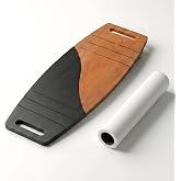 Siyah/Kahve Denge Tahtası Balance Roller Board S&ouml;rf Eğitim Tahtası Kaykay Eğitim Tahtası 73 x 31 CM &ndash; RB08