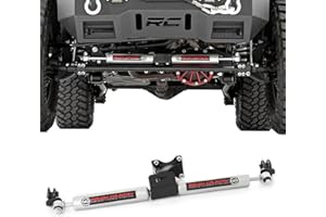 Rough Country N3 Dual Steering Stabilizer for 07-18 Jeep Wrangler JK - 8734930
