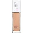 Maybelline New York Foundation, Superstay 24 Hour Longlasting Foundation, Lightweight Feel, Water and Transfer Resistant, 30 ml, Shade: 28, Soft Beige