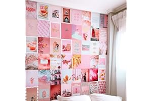 Flamingueo Láminas Decorativas - 50 Fotos para Decoración de Pared y Habitación, Vinilos Decorativos, Posters Aesthetic para Adolescentes