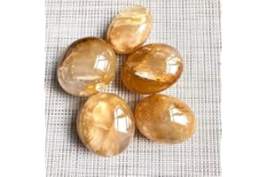 HXSCOO Cristalli Naturali Lucidatura Palme Pietra Guarigione Reiki Chakra Cristallo Stregoneria for L'arredamento della Stanza (Color : Golden Healer, Size : 1pcs)