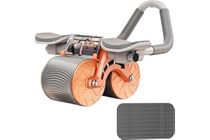 TEKSOME Automatische Rebound-Bauchrolle | Wheels Roller Domestic Bauchtrainer | Bauchmuskeltrainer | Bauchroller Für Bauchmuskeltraining für Kernkrafttraining Heimfitness