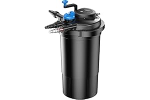 AquaForte GPF-15000 (18 Watt) Druckfilter, Leistung 18 Watt, Spannung 230V, Frequenz 50Hz, Eingang/Ausgang 19/25/32/40mm, Empf.Durchflussmenge 10.000 l/h, Geeignet für Zierteiche bis 300.000 Liter