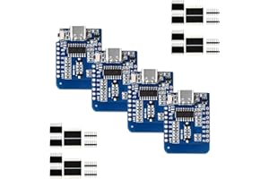 ‎DIYMORE diymore 4PCS für ESP8266 Mini Board NodeMCU WiFi für ESP8266-12F CH340G WLAN Type C Modul