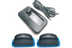 MIEBA Batteria [2 pezzi]+ Caricabatterie per Sram AXS/eTap Red Force Rival GX Eagle XX1 X01 Reverb Cambio