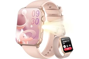 Blackview Smartwatch Uomo Donna, Effettua e Rispondi alle Chiamate,1,91'' Orologio Intelligente 100+ Modalità Sportive/Sonno/Cardiofrequenzimetro/SpO2/ Torcia per Android IOS