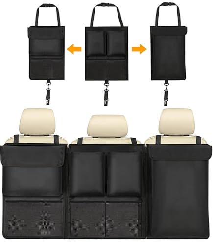 Organisateur Coffre Voiture Drive Auto - Sac Rangement Avec Sangles - Tissu Oxford 600D Organiseur Voiture